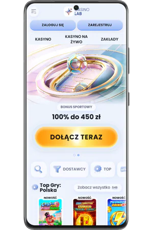 Strona kasyna przycisk Rejestracja