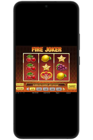 Okno startowe Fire Joker mobile