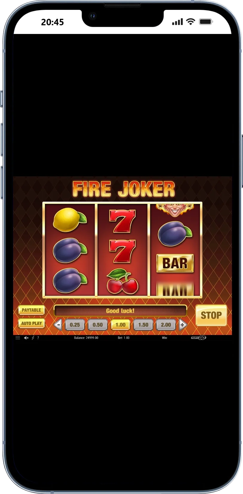 Fire Joker demo ekran 1