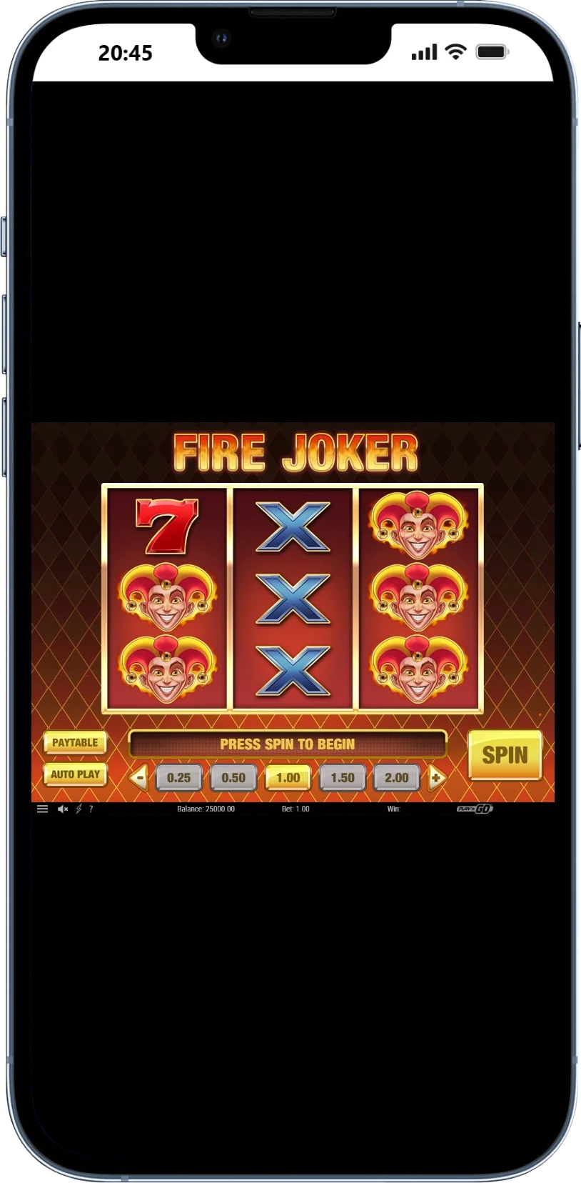 Fire Joker demo ekran 5